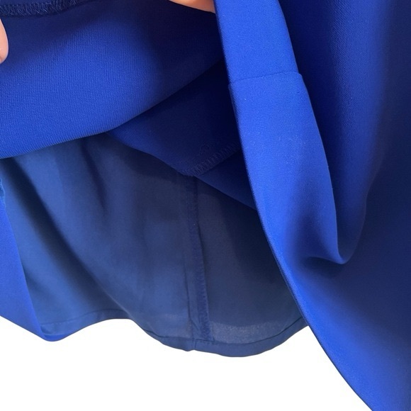 Babaton Phoenix sleeveless wrap mini dress royal blue size 4 excellent condition - Picture 10 of 12